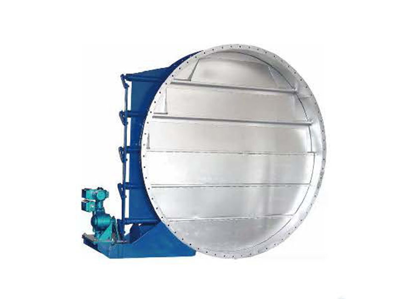 电动圆形百叶式调节蝶阀